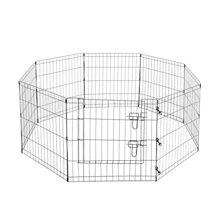Pet Adobe Folding Pet Playpen - 8 Panels with Door 743825LHN